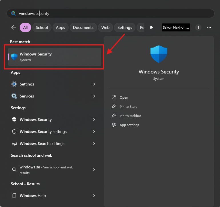 การตั้งค่า Windows Defender Firewall