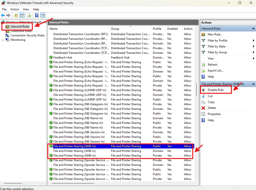 การตั้งค่า Windows Defender Firewall